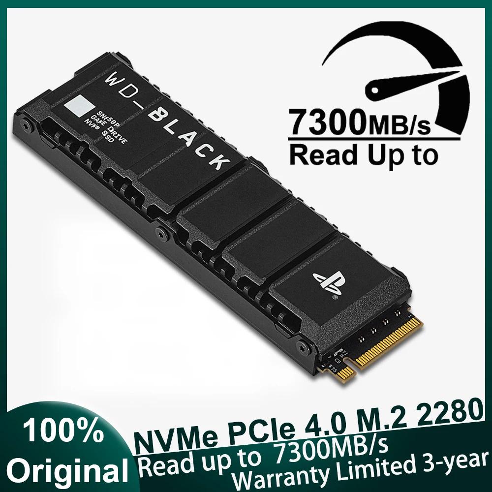   WD_BLACK SN850P  ̺ NVMe SSD  ܼ, PCIe Gen4  ָ Ʈ ̺, 1TB, 2TB, 4TB, 7300 MB/s